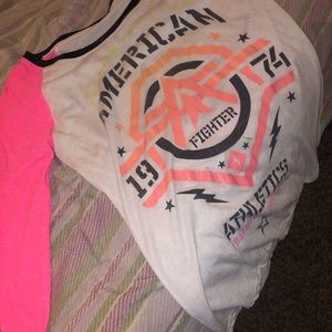 American fighter woman shirt